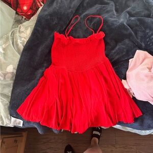Red romper
